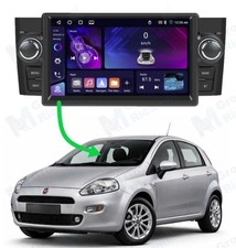 Tablet Schermo Touch 7 Pollici Android Car Play Per Fiat Grande Punto '05 In Poi