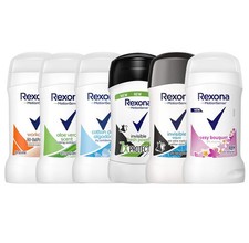 Rexona Women Deodorant Stick Mixed Lot Fresh Bundle Sweat Odor Protection 6-Pack