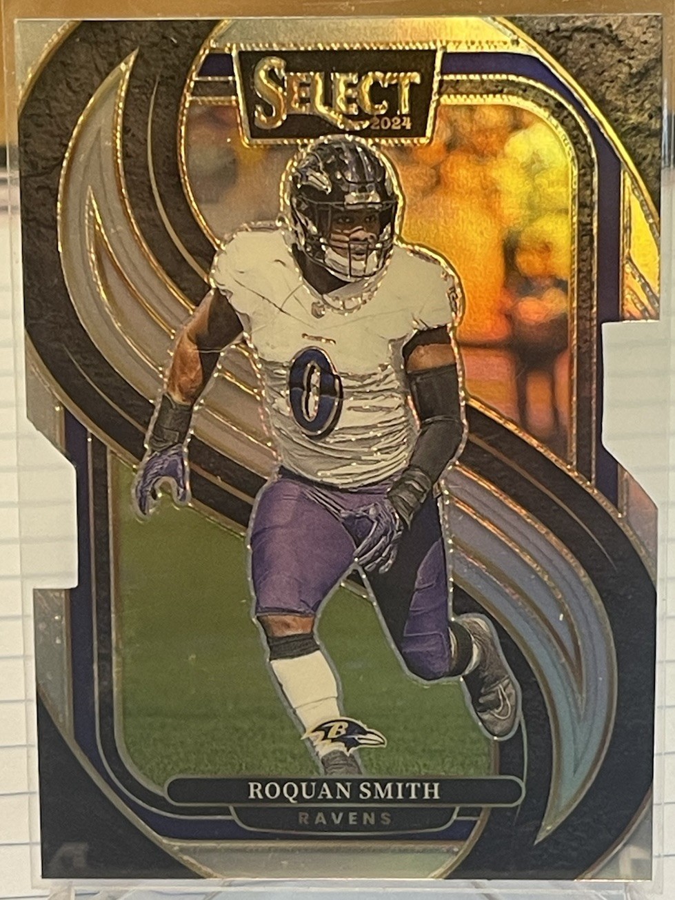 2024  Select - Roquan Smith #191 Silver Prizm Die-Cut RAVENS Bears