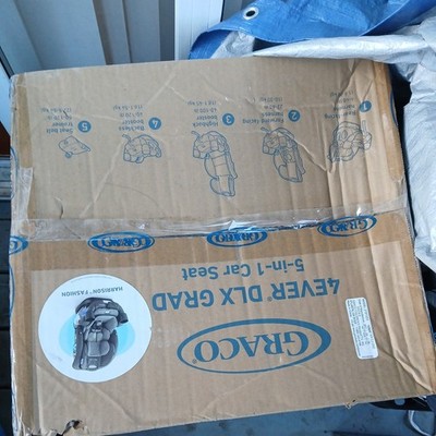 Graco 4Ever DLX Grad 5-in-1 Car Seat Harrison Infant Toddler Booster