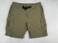 Boy Scouts Shorts Women Extra Large Green Belted Switchbacks NO LEGS Poly READ