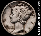 1938 Silver Mercury Dime - Scarce  Better Date  No Reserve  #G8164