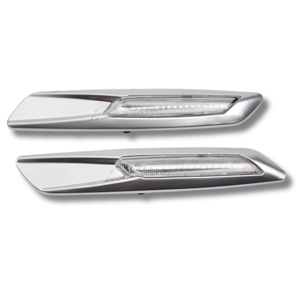 Bmw 5Er F10 F11 Led Seitenblinker Set Dynamic Chrome Klarglas 10-13-image