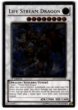 YUGIOH LIFE STREAM DRAGON ULTIMATE RARE 1ST EDITION EX EXVC-EN038