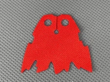 LEGO Red Minifigure Cloth Cape Tattered Edges Spongy Fabric Series 24 Orc 71037
