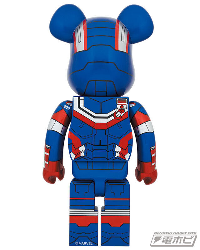 BE@RBRICK IRON PATRIOT 1000% IRONMAN 3 bearbrick Japan BE@RBRICK IRON PATRIOT 1000% IRONMAN 3 bearbrick Japan