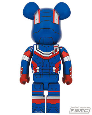 BE@RBRICK IRON PATRIOT 1000% IRONMAN 3 bearbrick Japan BE@RBRICK IRON PATRIOT 1000% IRONMAN 3 bearbrick Japan