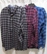 IZOD Varied Colors, Plaid, Long Sleeve Men's Flannel, Shirt S, XL, 2XL