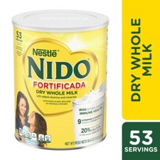 NESTLE NIDO Fortificada Dry Milk 56.3 Ounce Canister
