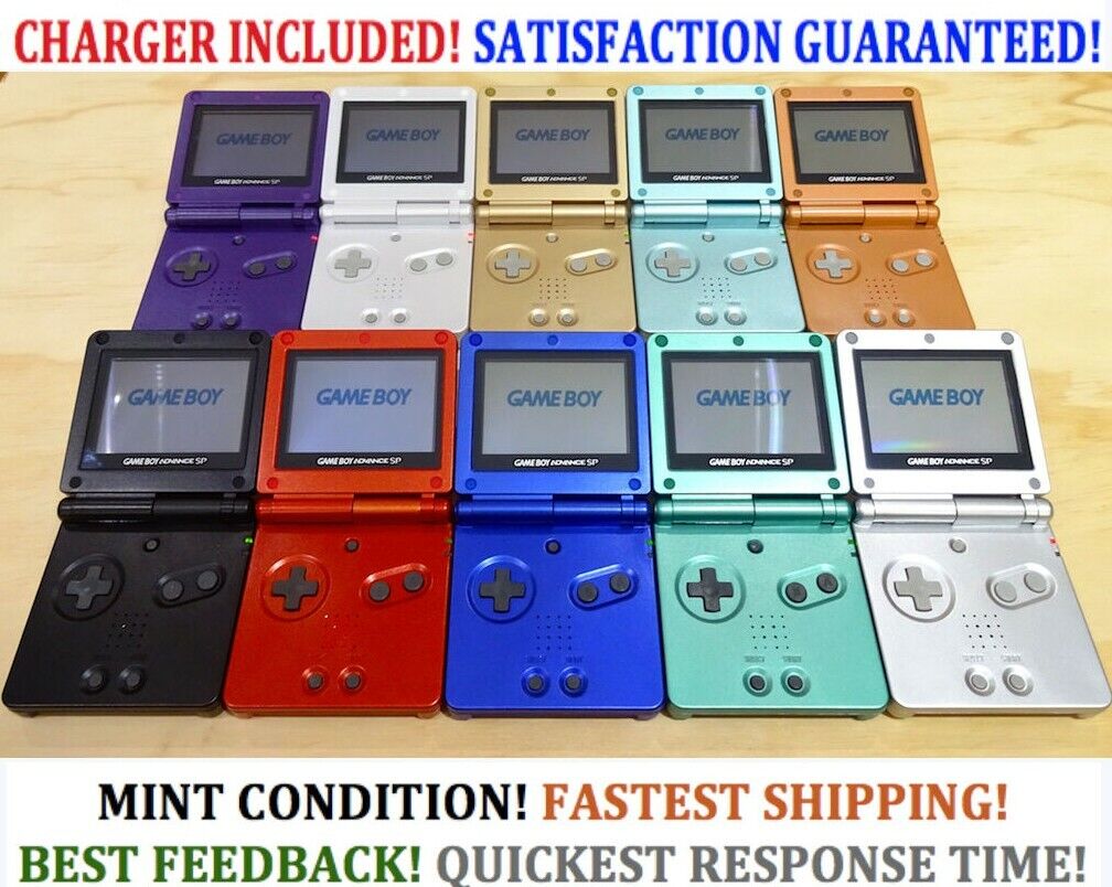 ensayo Sophie proteccion Nintendo Game Boy Advance Gba Sp Advance sistema Ags 001 Perfecto Nuevo  elige un color! | eBay