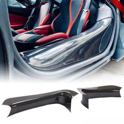 For Mclaren 600LT 570S 570GT 2015-20 DRY CARBON FIBER Door Sills Threshold Panel