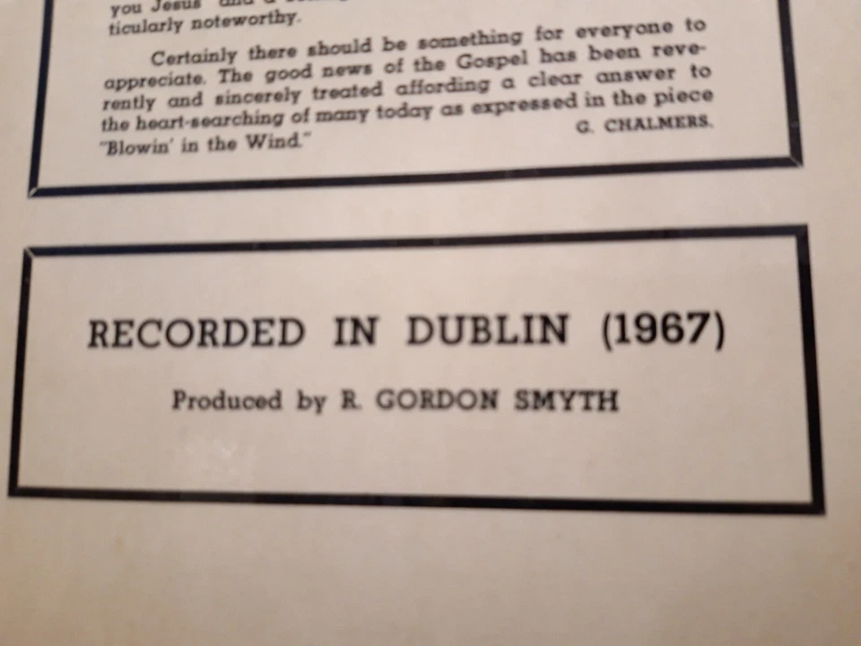 REVELLERS Revellers Again LP 1967 Belfast Gospel Beat Jesus Lovely copy! - Image 4 of 4