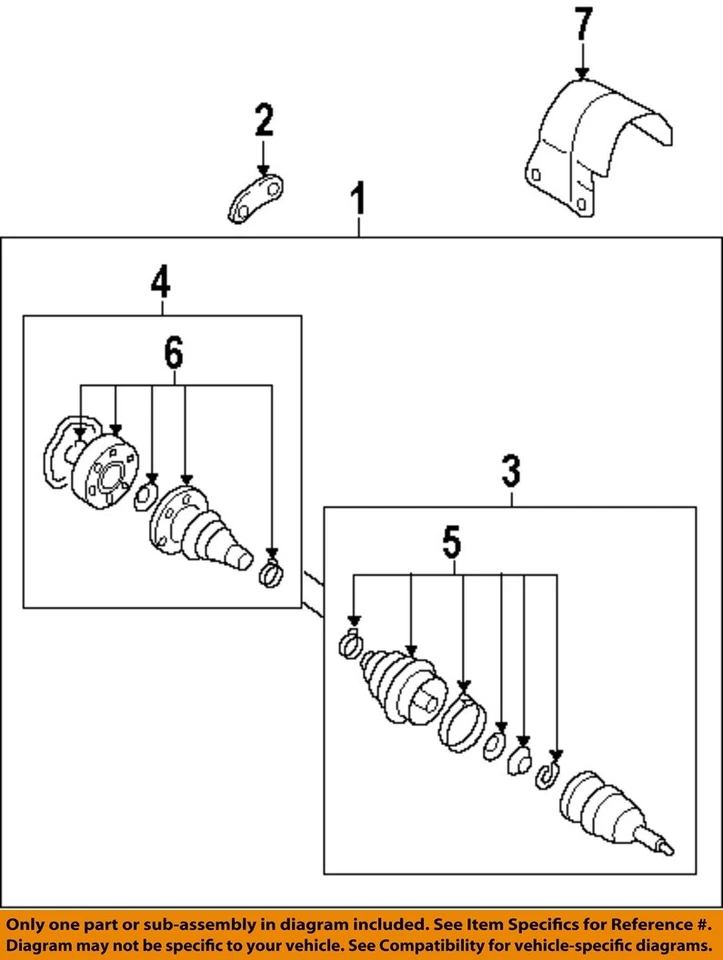 Audi TT 2008 OEM eje delantero derecho 2,0 L Foto 3 de 4