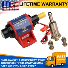 Universal 4-7 Psi Electric Inline Fuel Pump Carburetor 32 Gph Gas Diesel Alcohol