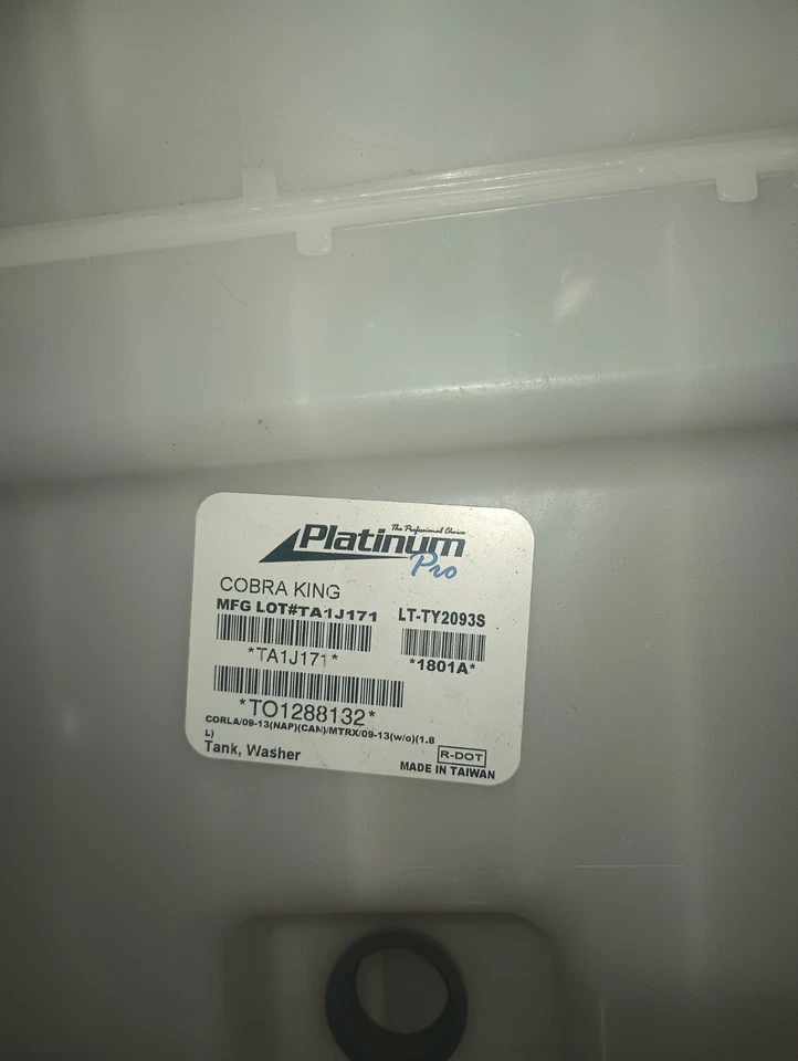 Pieza depósito líquido lavadora-parabrisas #to1288132 Toyota Corolla 09 a 2013 Foto 3 de 4