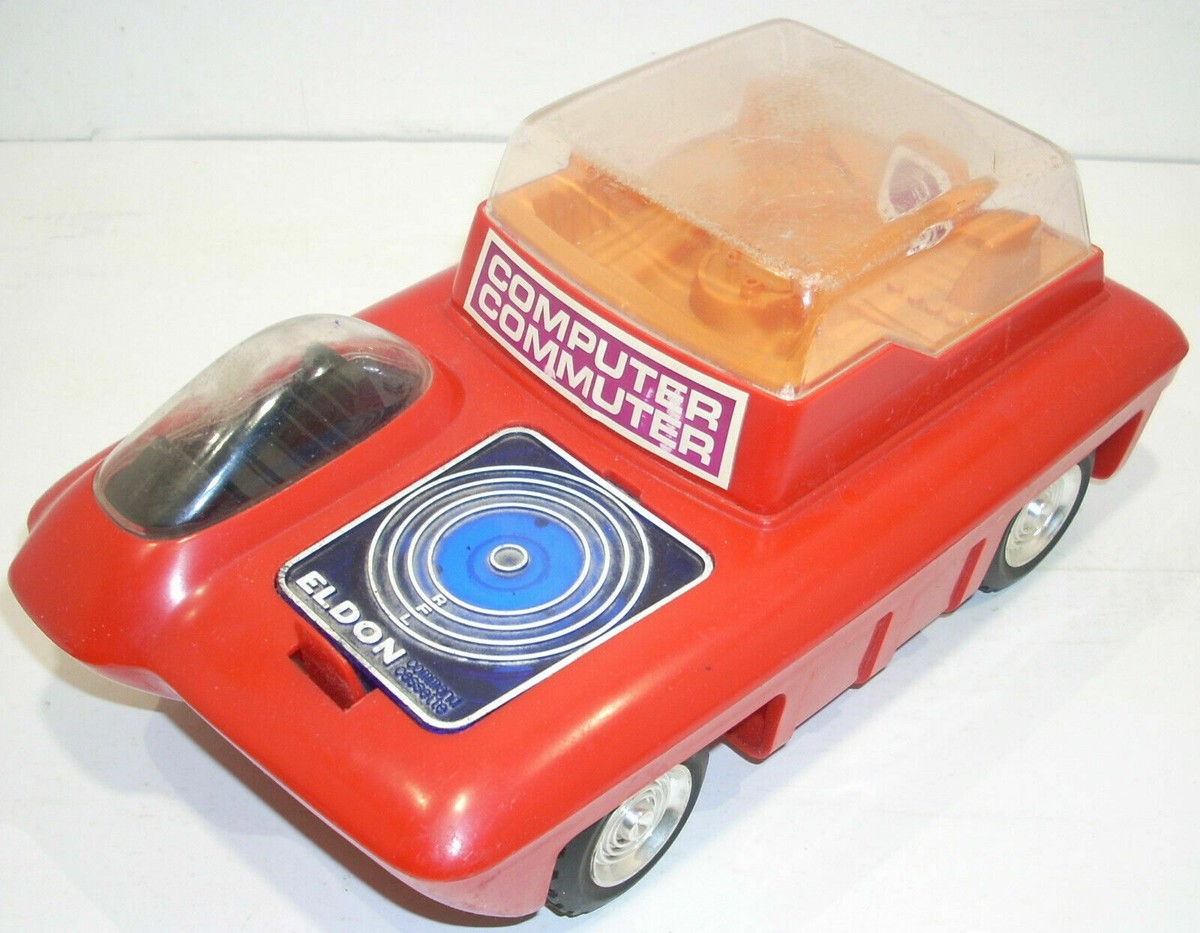 Eldon COMPUTER-COMMUTER Vintage Toy Car Run-A-Bouts '71