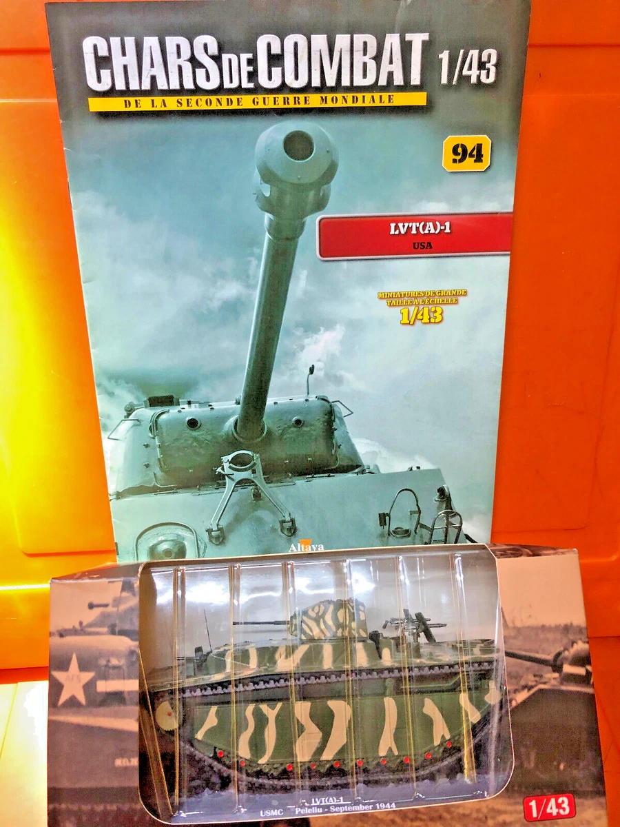 Char 1/43 Altaya - LVT(A)-1 USMC Peleliu Septembre 1944 - échelle 1:43, Neuf