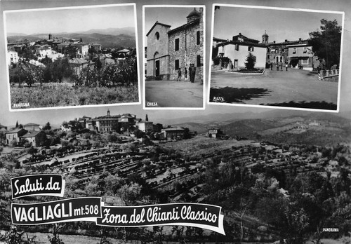 A3130) SALUTI DA VAGLIAGLI VEDUTINE CHIANTI SIENA