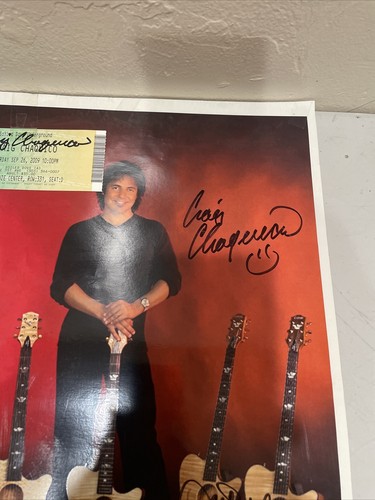 Craig Chaquico SIGNED Concert Ticket And Poster 2009 - Picture 2 of 8