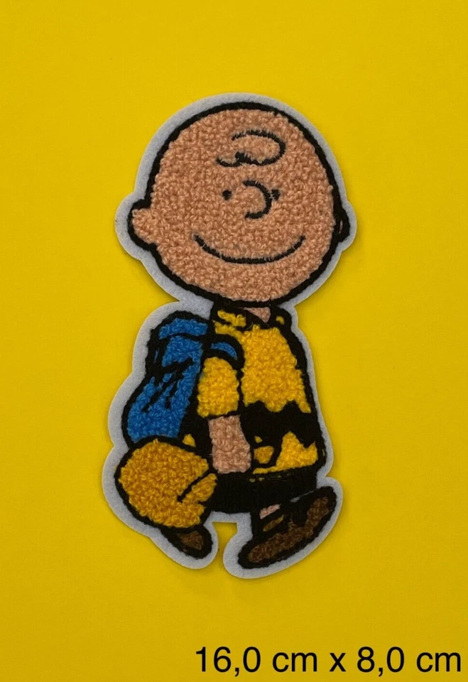 MARKENLOS Immagine da stirare, patch, toppa, applicazione per fan di SNOOPY/CHARLIE BROWN* peluche
