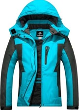 Women's Mountain Waterproof Ski Jacket Windproof Fleece Outdoor Winter  UK M