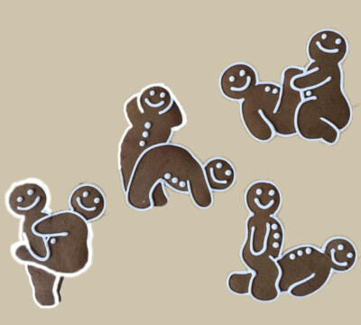 Kamasutra Shape Cookie Cutter Decoration Pastry Dough Biscuit Sex  