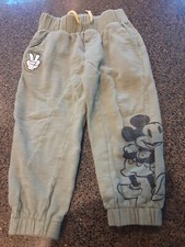 Disney Mickey Mouse pant pants jogger youth green small sz 3 S129