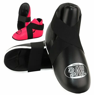BAY® Fußschutz Fußschützer Fuß-Schützer KICKBOXEN Kick Boxen schwarz Safety XXS - Bild 1 von 4