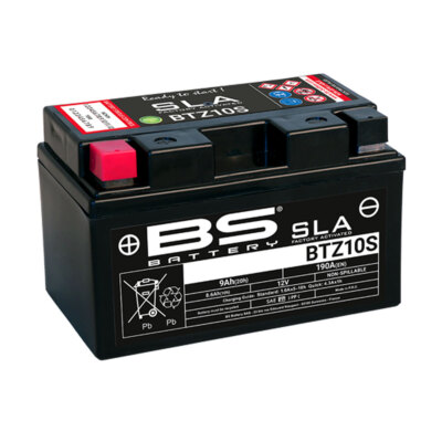 BATTERIE PRECARICATA BS BATTERY SLA BTZ10S FÜR YAMAHA 1000 YZF R1S 2006-2006