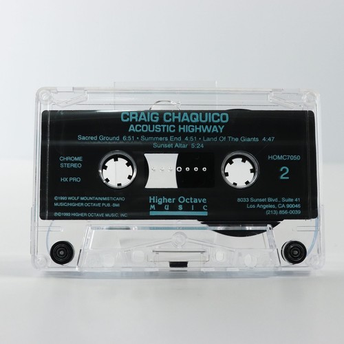 Acoustic Highway by Craig Chaquico (Cassette Tape, 1993, Higher Octave) TESTED - Picture 4 of 6