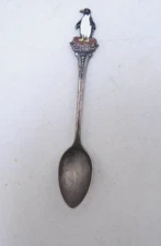 Little America Wyoming Silver Plate Souvenir Spoon Great Condition made Holland 