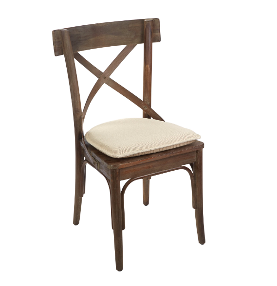 Non Slip 15" x 16" Venus Chair Pads Set of 4 Seat Cushion For Kitchen