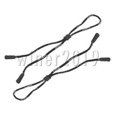 Adjustable Sunglasses Neck Cord Strap Eyeglass Glasses String Black Set of 10