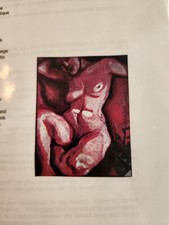 Chagall Red Nude Cross Stitch Chart Pattern 2...