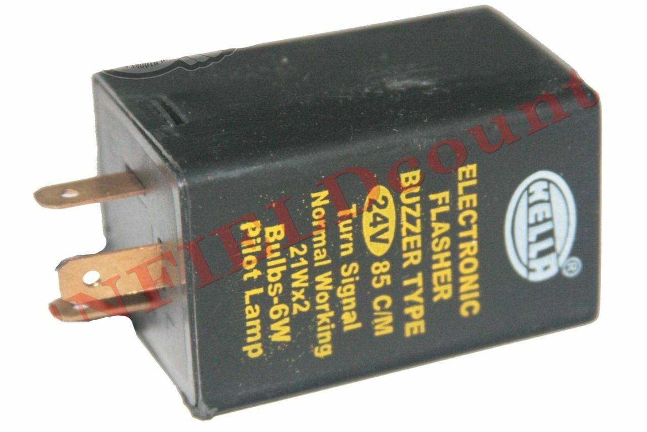 Hella Electronic Flasher Buzzer Type 24v Turn Signal Unit Tractor For