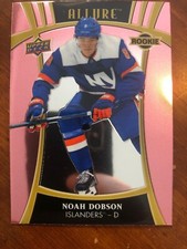 19-20 UD Allure Hockey Rookie SP Pink Parallel 128 Noah Dobson