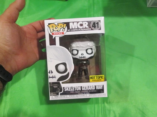 FUNKO POP MCR MY CHEMICAL ROMANCE SKELETON GERARD WAY # 41 EXCLUSIVE HOT TOPIC
