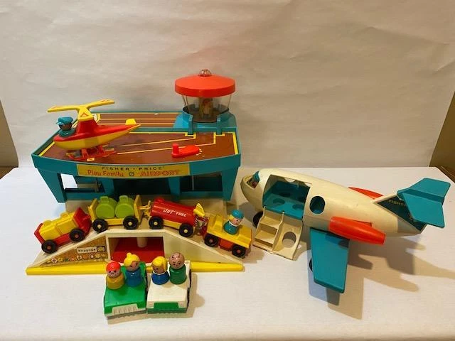 Airport Family set #996 Fisher Price, ce jouet vintage là #6 – Les