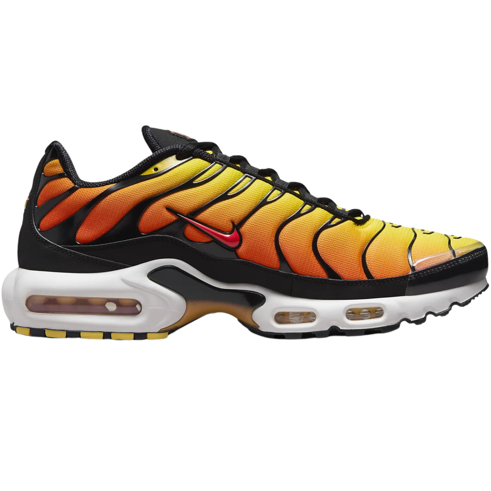 НОВЫЕ мужские кроссовки Nike AIR MAX PLUS TN черного цвета с яркой керамической смолой Pimento, американские размеры 7-14