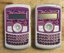 Pair Of Pink Children  s Communicators, Texting, Phone Calculator,