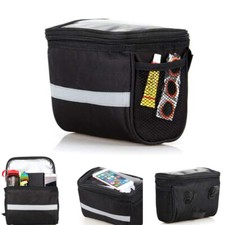 Large Bicycle Bike Handlebar Bag Basket Front...