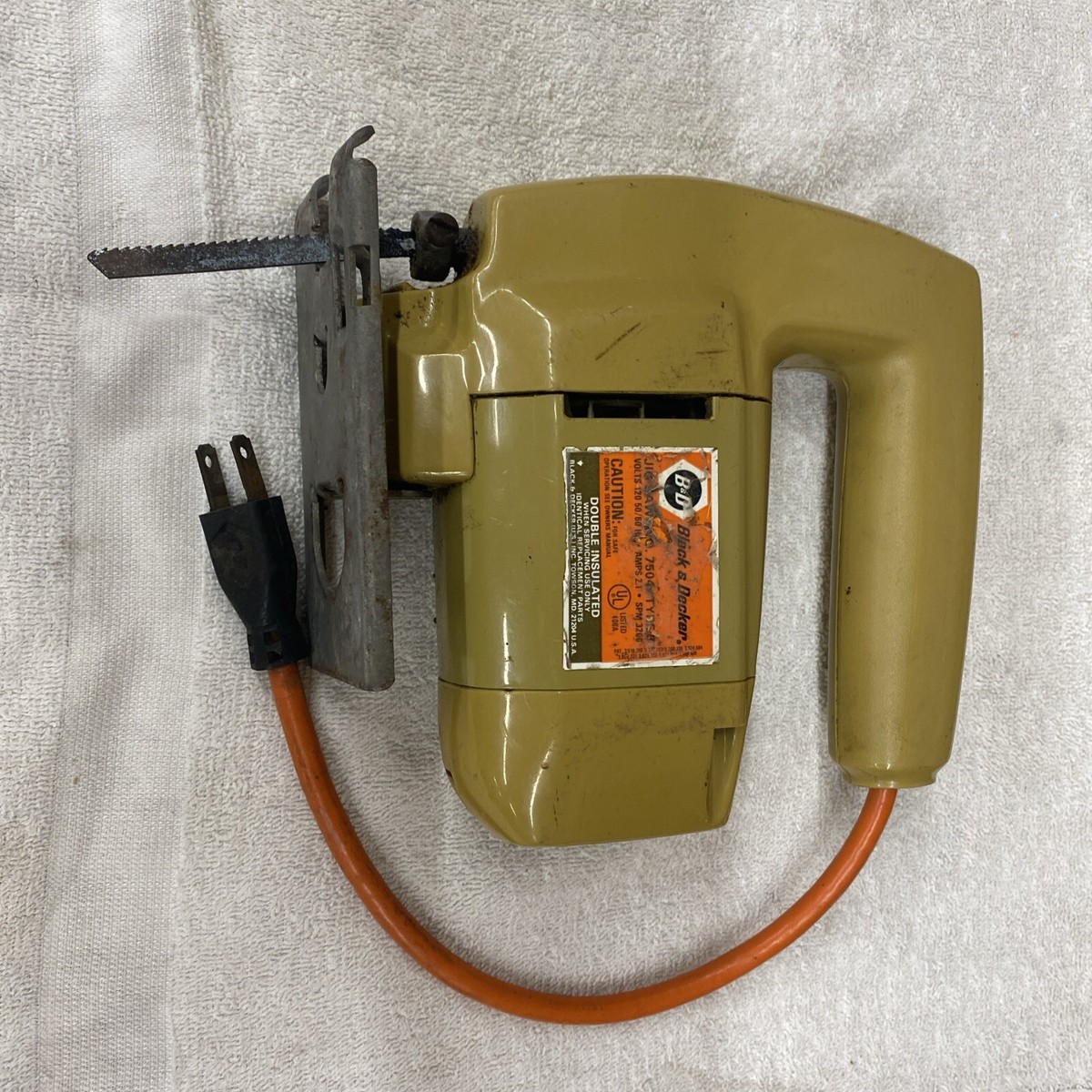JIG-SAWページ Vintage, Working Black & Decker Jigsaw Jig Saw 7504 Type B