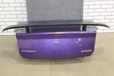 06-10 Dodge Charger SRT-8 Trunk / Decklid with SRT Spoiler (Plum Crazy PHG)