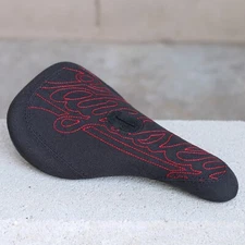 ODYSSEY BMX BIKE BIG STITCH BICYCLE PIVOTAL SEAT SLIM BLACK/RED