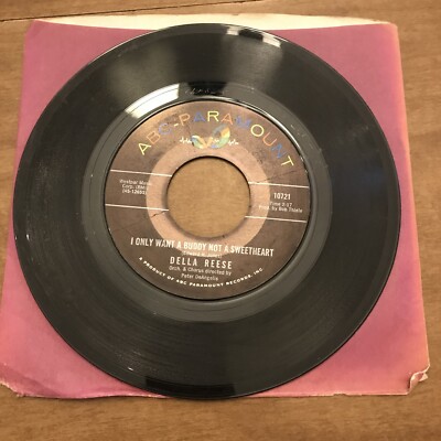 50'S & 60'S 45 Della Reese - I Only Want A Buddy Not A Sweetheart / And That Rem
