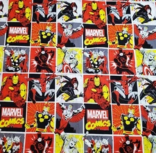 Classic AVENGERS Novelty Cotton Fabric - NEW / OOP / RARE