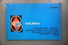 CATALOGO PARTI DI RICAMBIO GILERA 50 GR2 1978 Originale Moto Epoca Cross