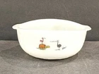VINTAGE BC COMICS JOHNNY HART WHITE GLASS FIRE KING ANCHOR HOCKING BOWL