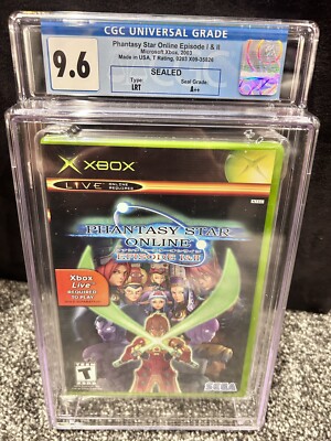 Phantasy Star Online, Episode I & II (Xbox) Sealed CGC 9.6 | eBay