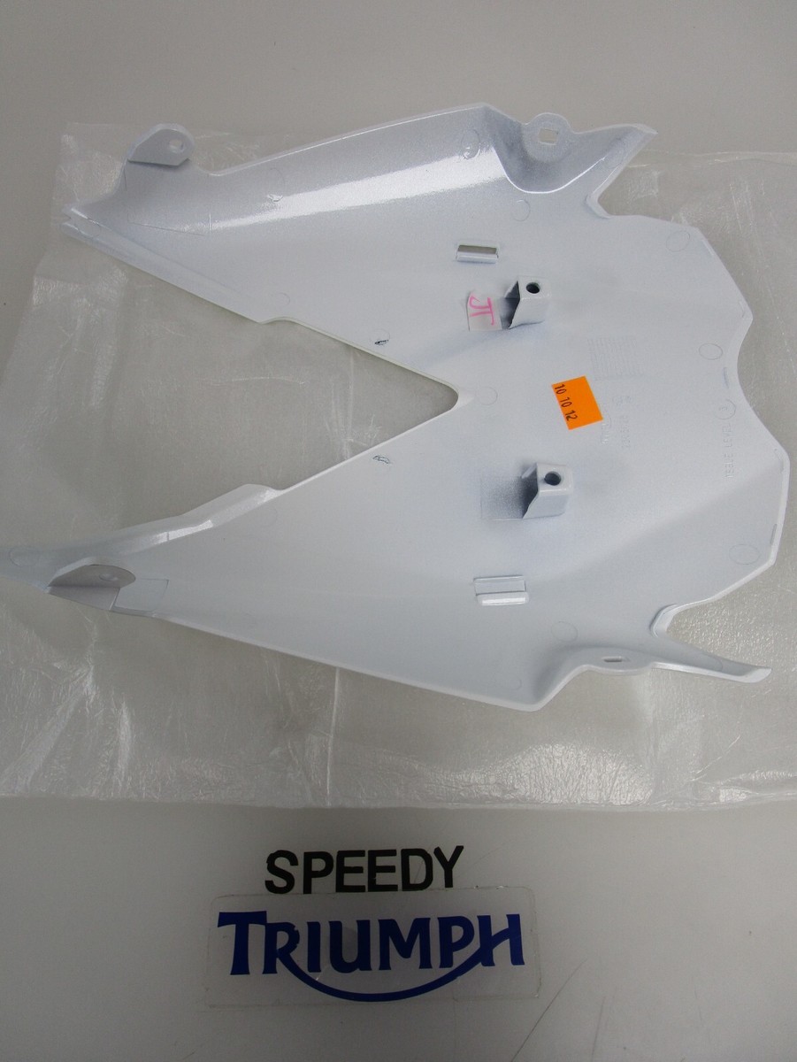 TRIUMPH STREET TRIPLE & R UNDERTRAY PANEL CRYSTAL WHITE A9708342